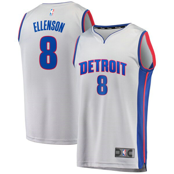 Maillot nba Detroit Pistons Statement Edition Homme Henry Ellenson 8 Gris